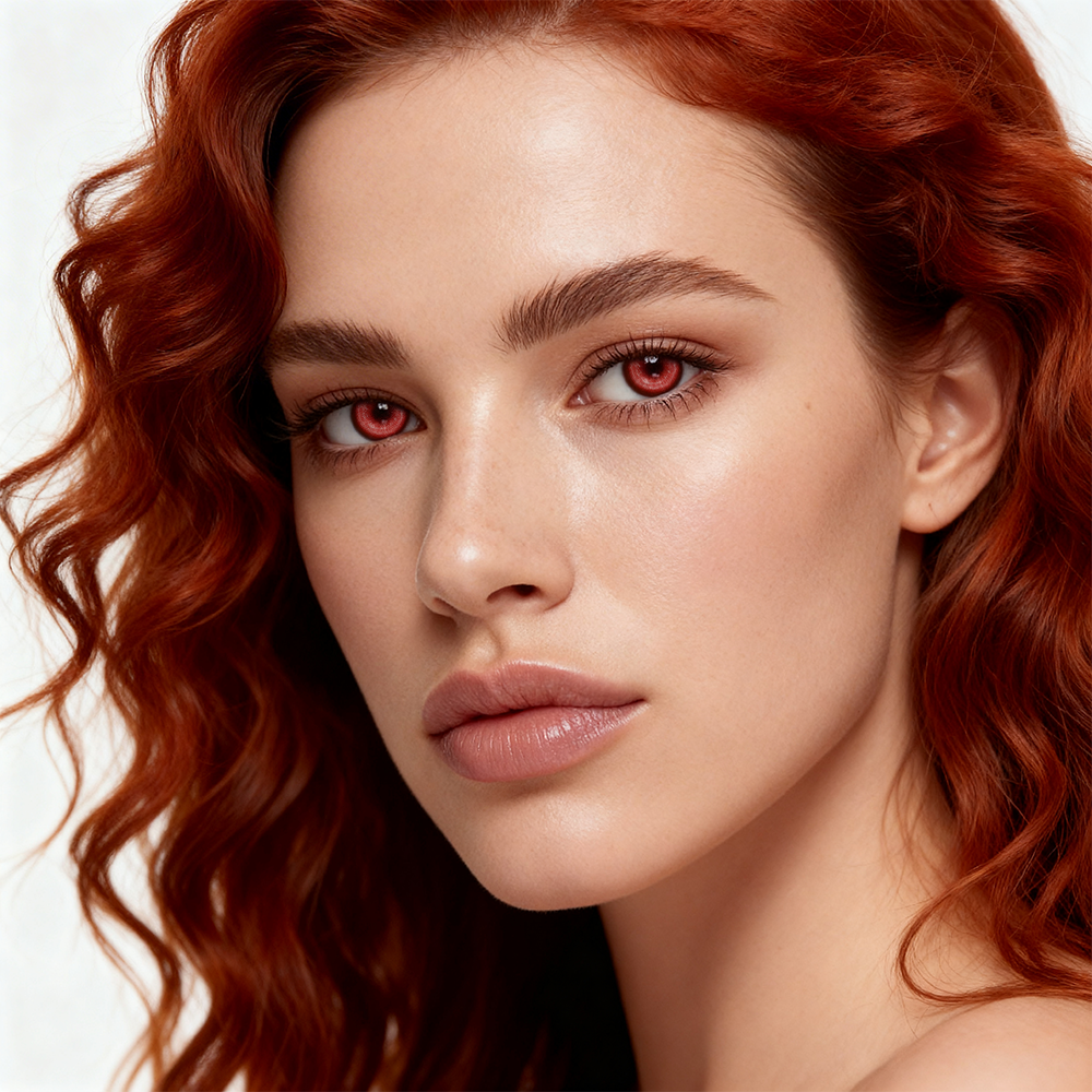 2pcs LolaDiva Nebula Red | 1-Year Contact Lenses