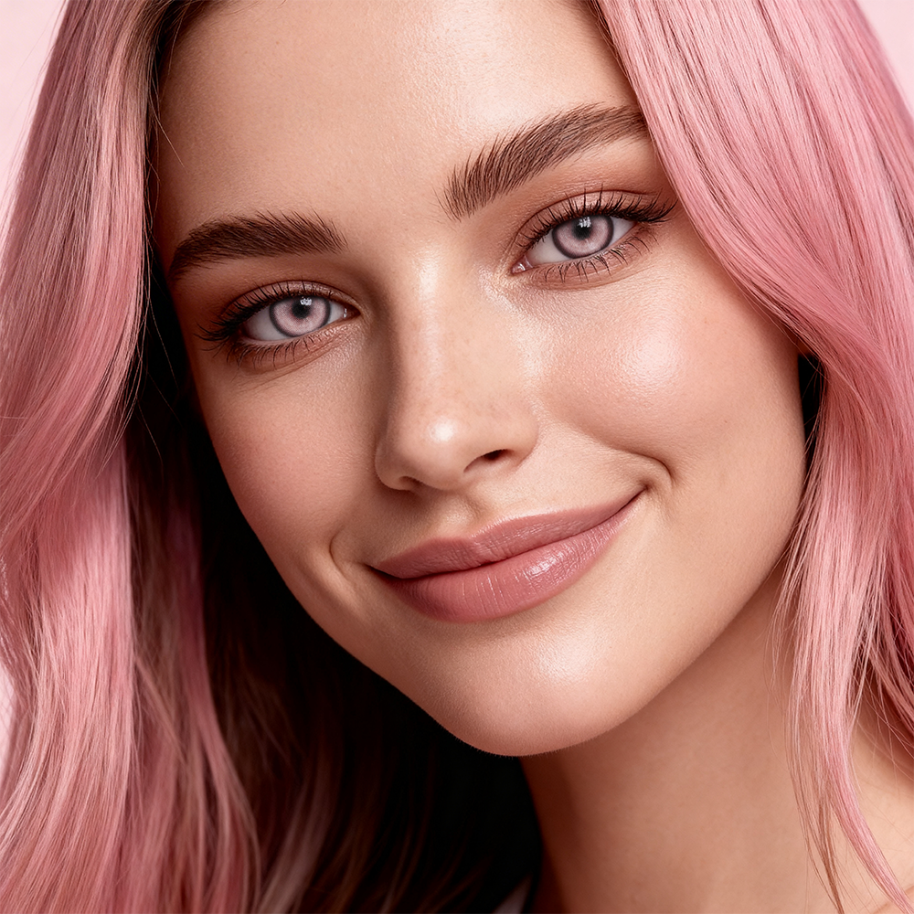 2pcs LolaDiva Nebula Pink | 1-Year Contact Lenses