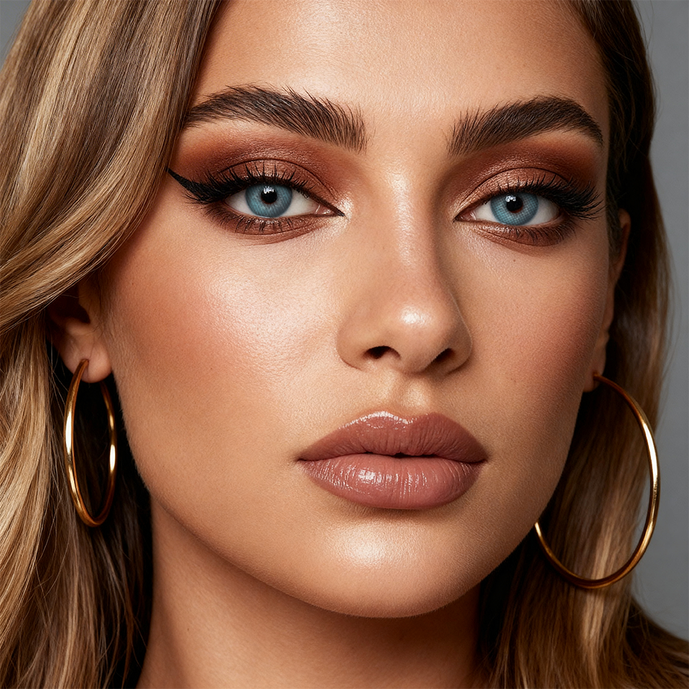 2pcs LolaDiva Aurora Haze Blue | 1-Year Contact Lenses