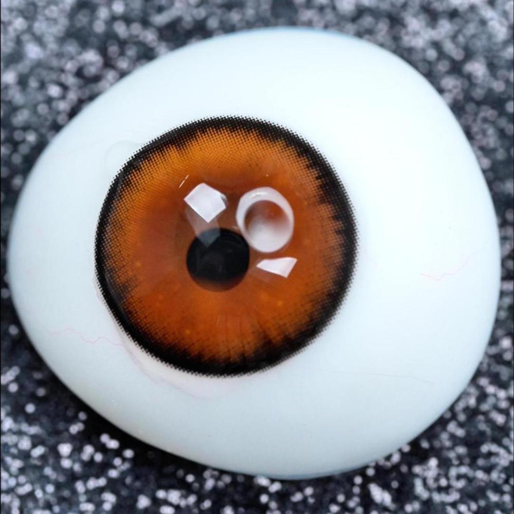 2pcs LolaDiva Fox Eye Brown | 1-Year Contact Lenses