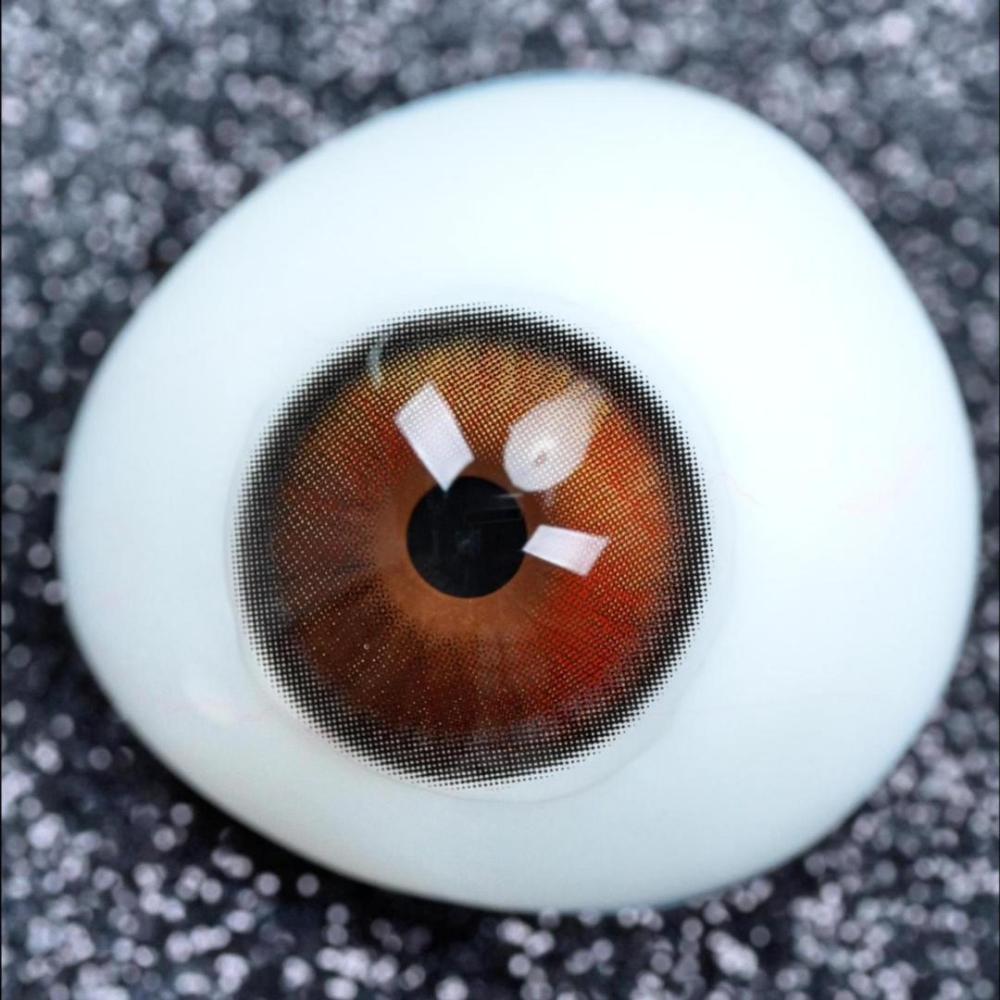 2pcs LolaDiva Rosy Dawn Brown | 1-Year Contact Lenses