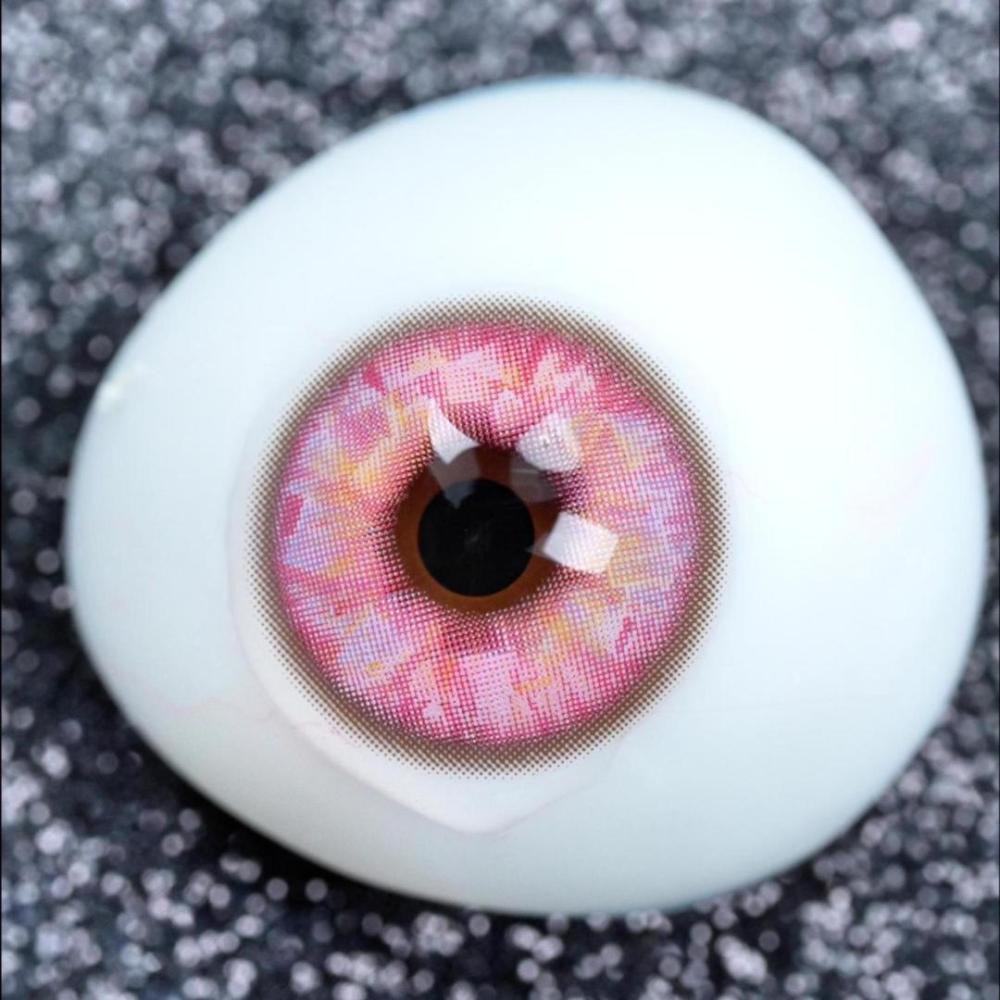 2pcs LolaDiva Rosé Diamond Pink | 1-Year Contact Lenses