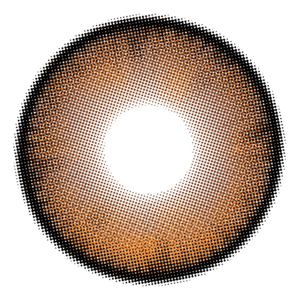 2pcs LolaDiva Fox Eye Brown | 1-Year Contact Lenses