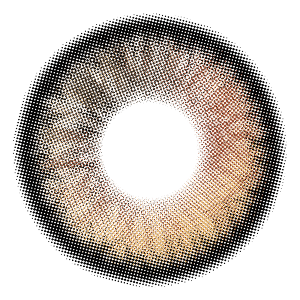 2pcs LolaDiva Rosy Dawn Brown | 1-Year Contact Lenses