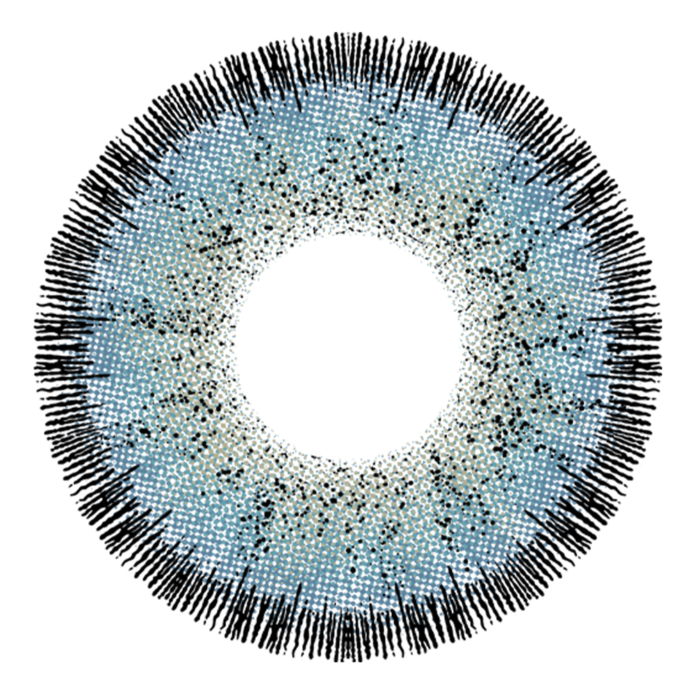 2pcs LolaDiva Doll Eye Blue | 1-Year Contact Lenses