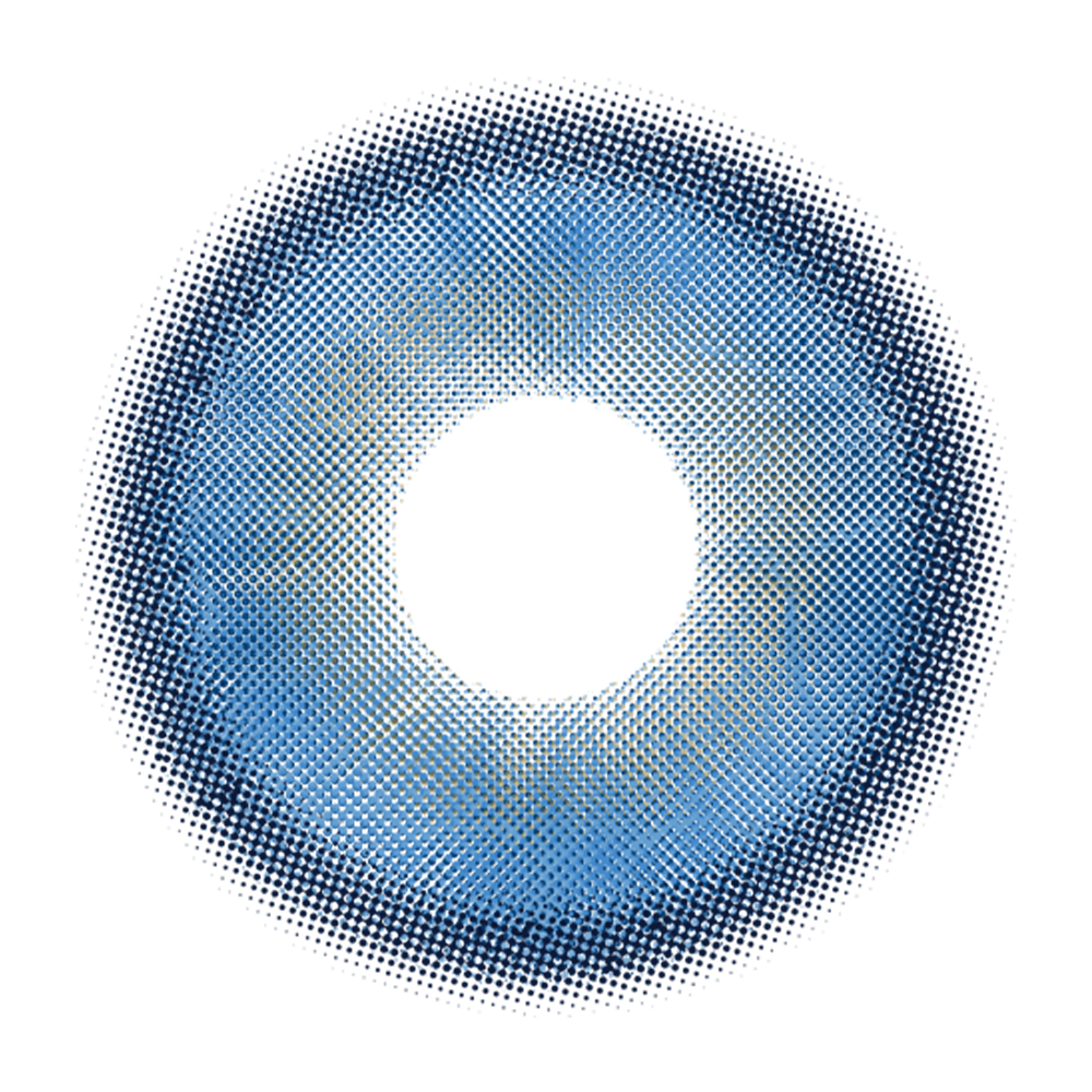 2pcs LolaDiva Deep Ocean Blue | 1-Year Contact Lenses