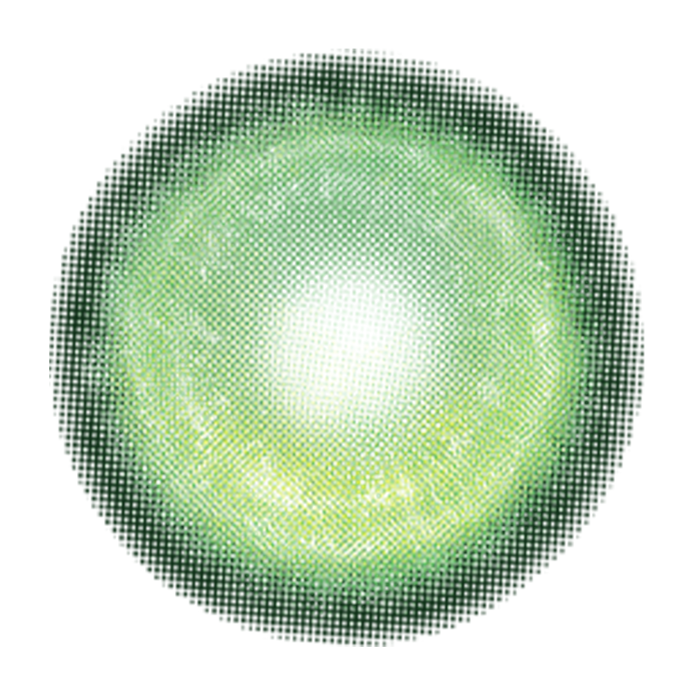 2pcs LolaDiva Nebula Green | 1-Year Contact Lenses