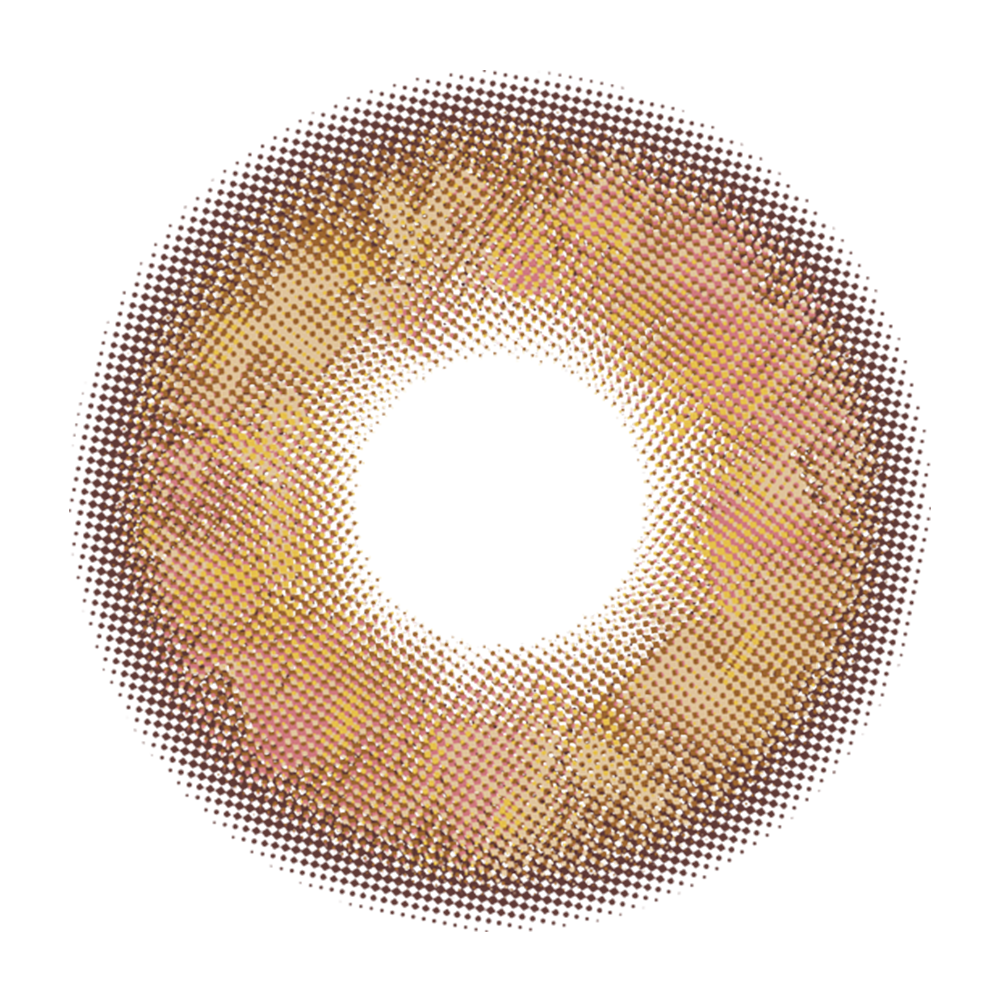 2pcs LolaDiva Rosé Champagne Brown | 1-Year Contact Lenses