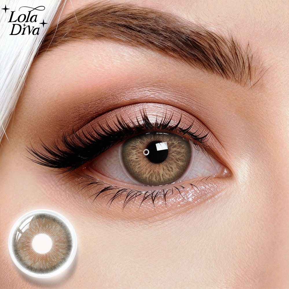 2pcs LolaDiva Goddess Wild Brown | 1-Year Contact Lenses