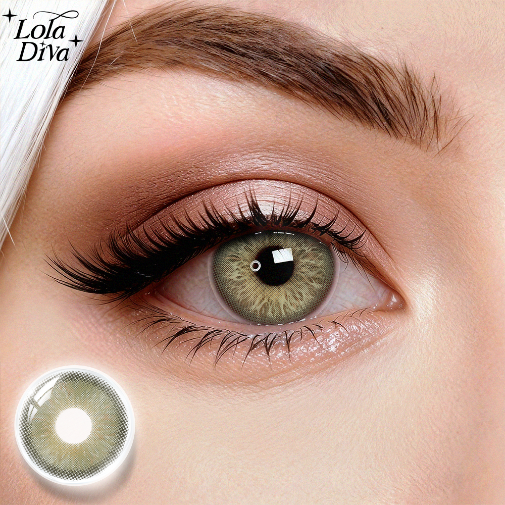 2pcs LolaDiva Goddess Wild Green | 1-Year Contact Lenses
