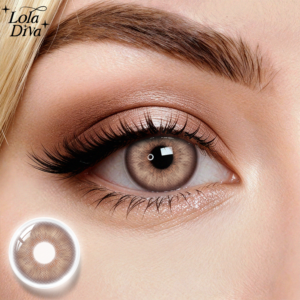 2pcs LolaDiva Sienna Wash Brown | 1-Year Contact Lenses