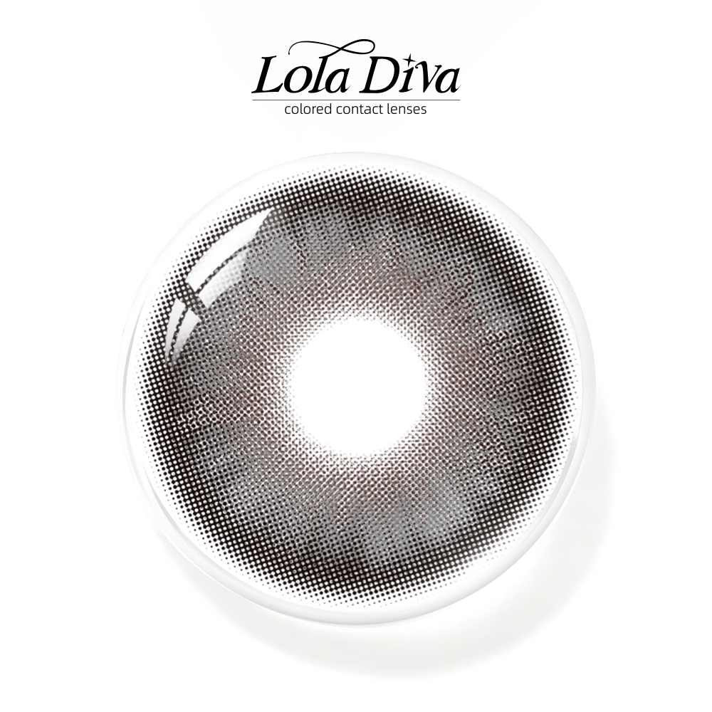 2pcs LolaDiva Muse Smoky Gray | 1-Year Contact Lenses