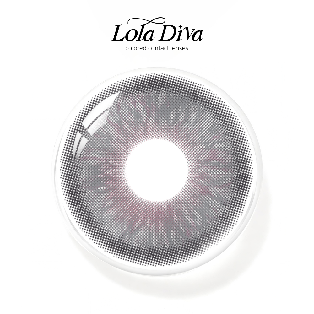 2pcs LolaDiva Goddess Wild Gray | 1-Year Contact Lenses