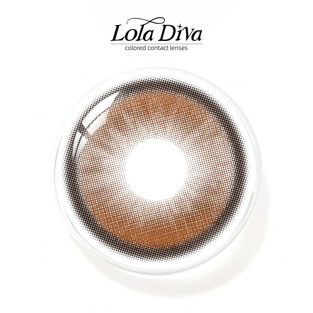 2pcs LolaDiva Aura Cocoa Brown | 1-Year Contact Lenses