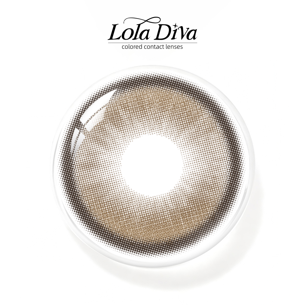 2pcs LolaDiva Aura Natural Brown | 1-Year Contact Lenses