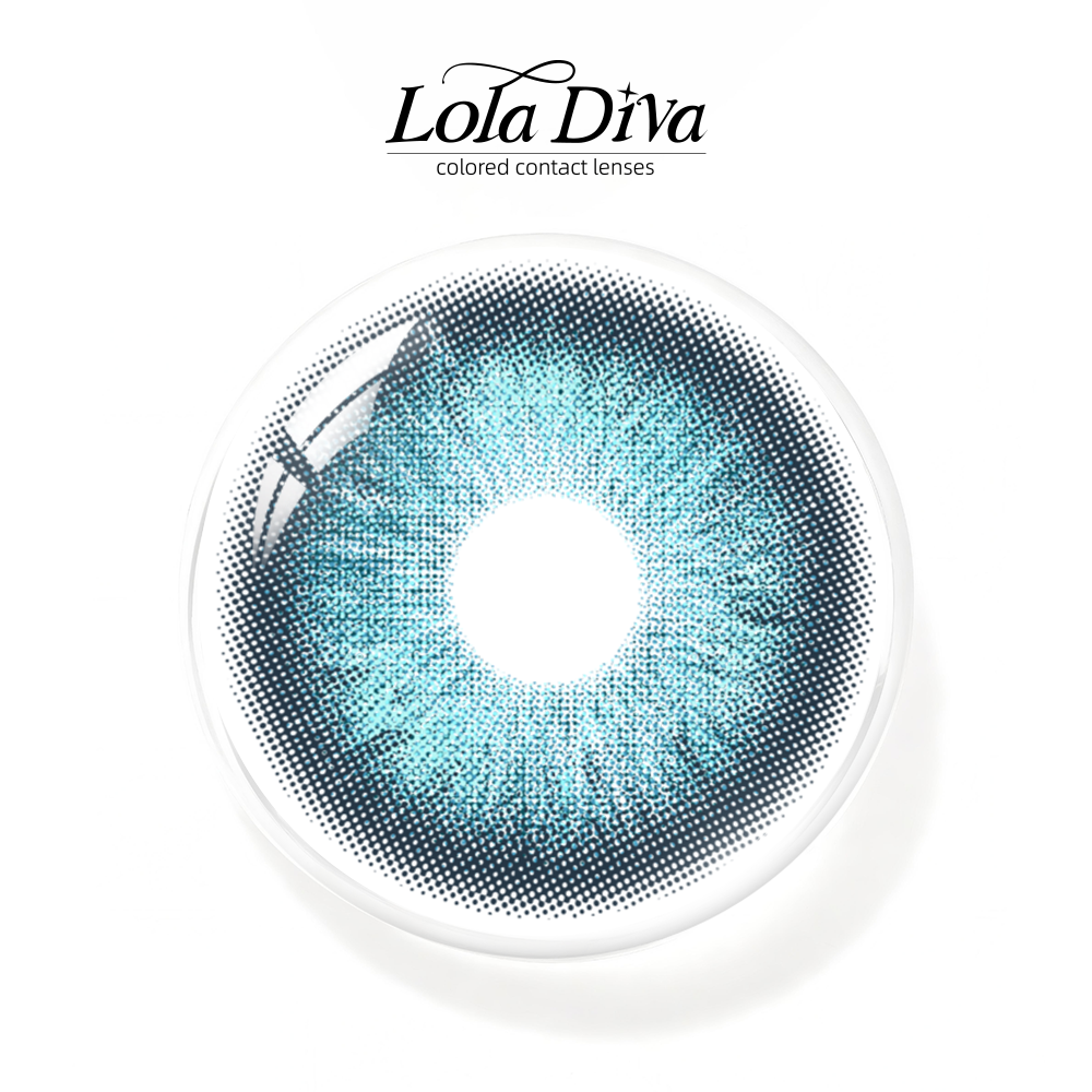 2pcs LolaDiva Ice Sapphire Blue | 1-Year Contact Lenses