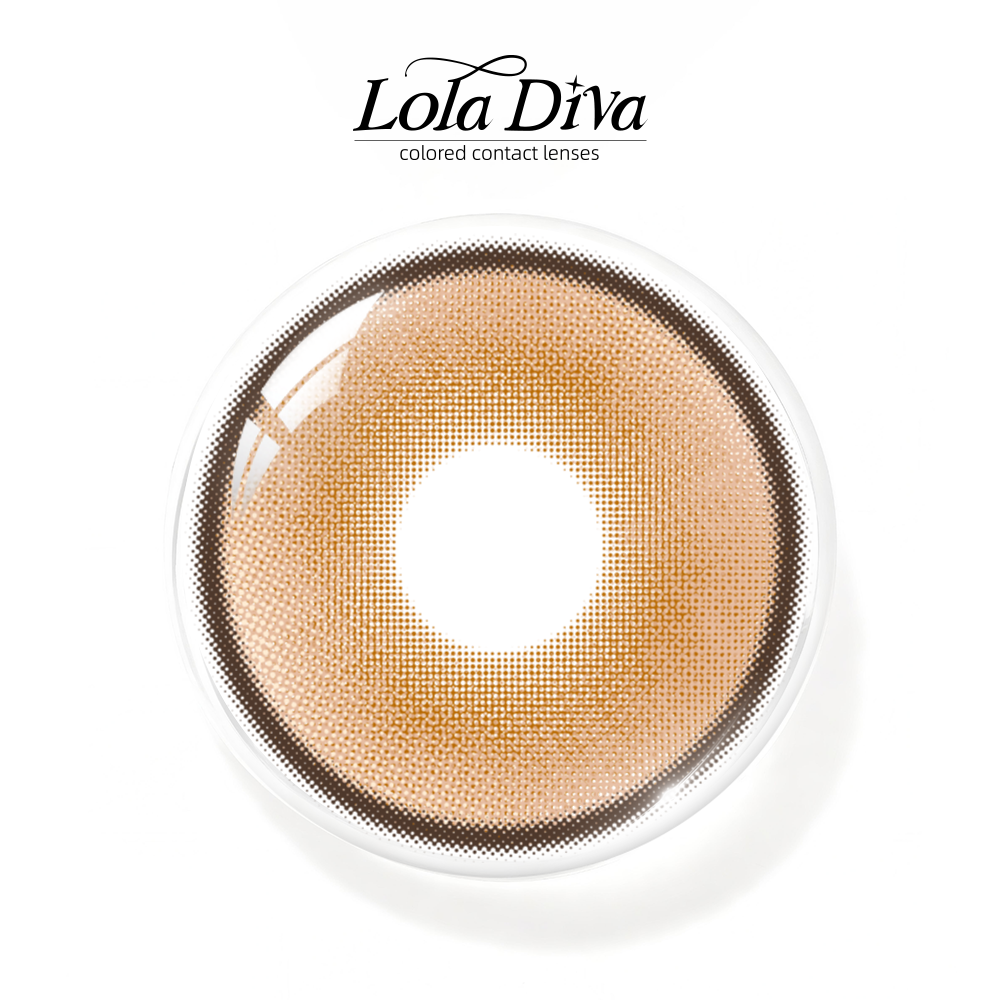 2pcs LolaDiva Bombay Eye Brown | 1-Year Contact Lenses