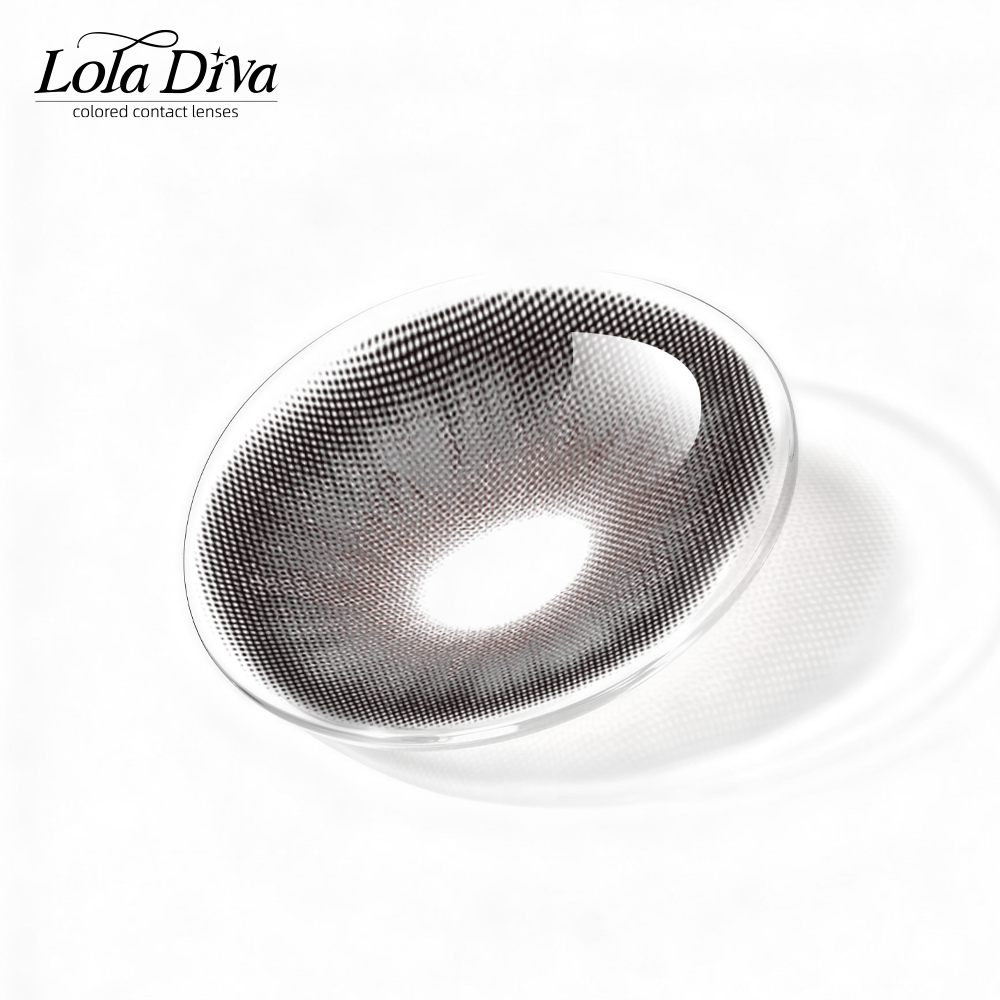 2pcs LolaDiva Muse Smoky Gray | 1-Year Contact Lenses