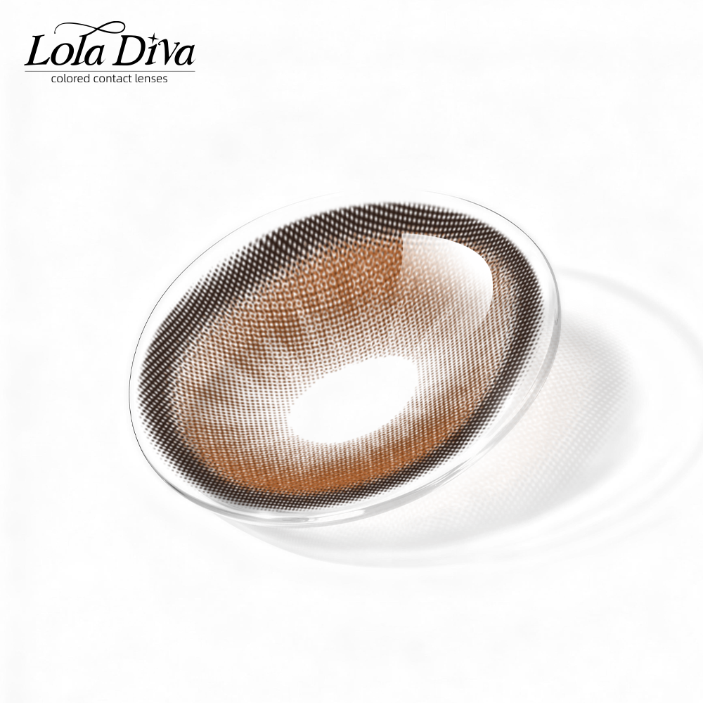 2pcs LolaDiva Aura Cocoa Brown | 1-Year Contact Lenses