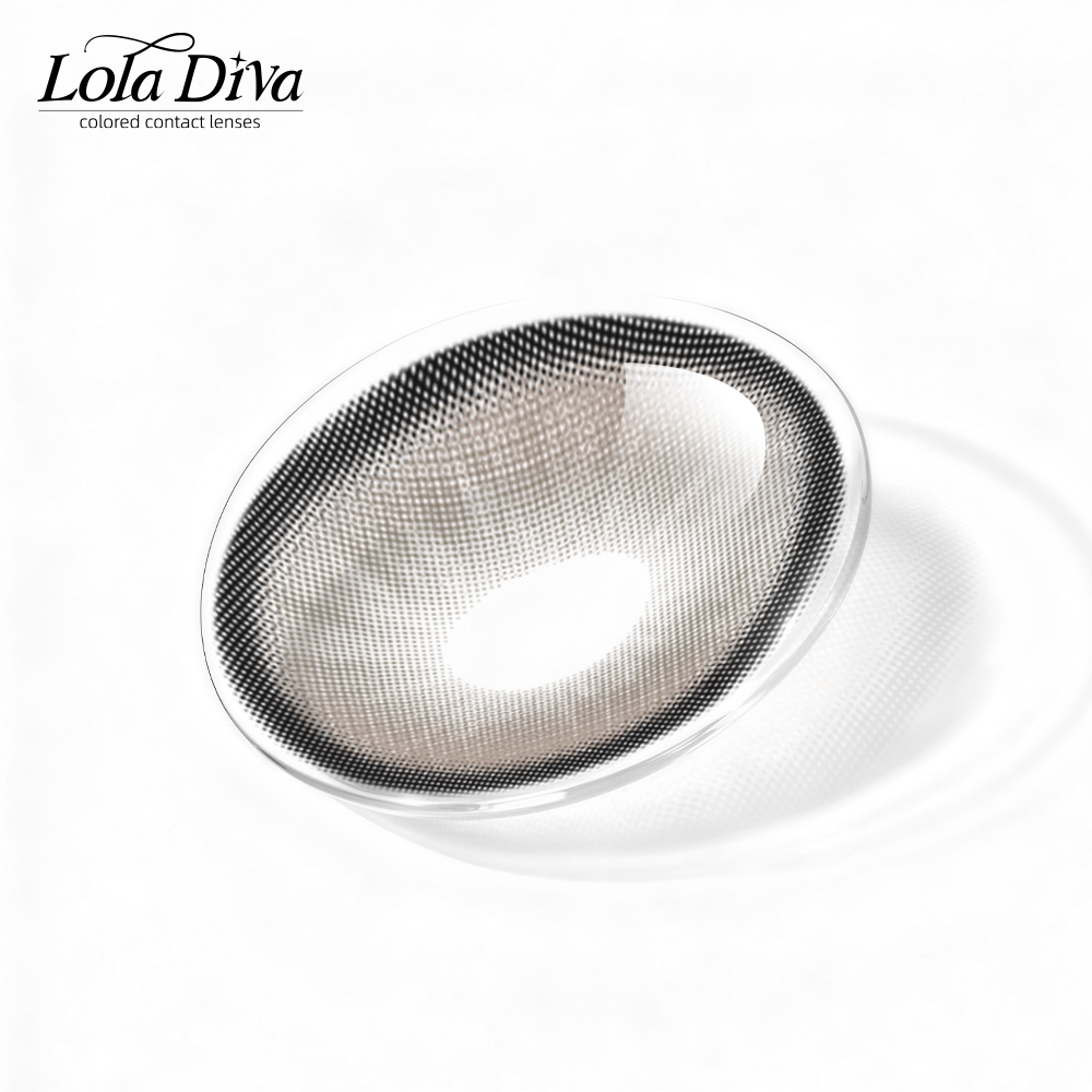 2pcs LolaDiva Aura Misty Gray | 1-Year Contact Lenses