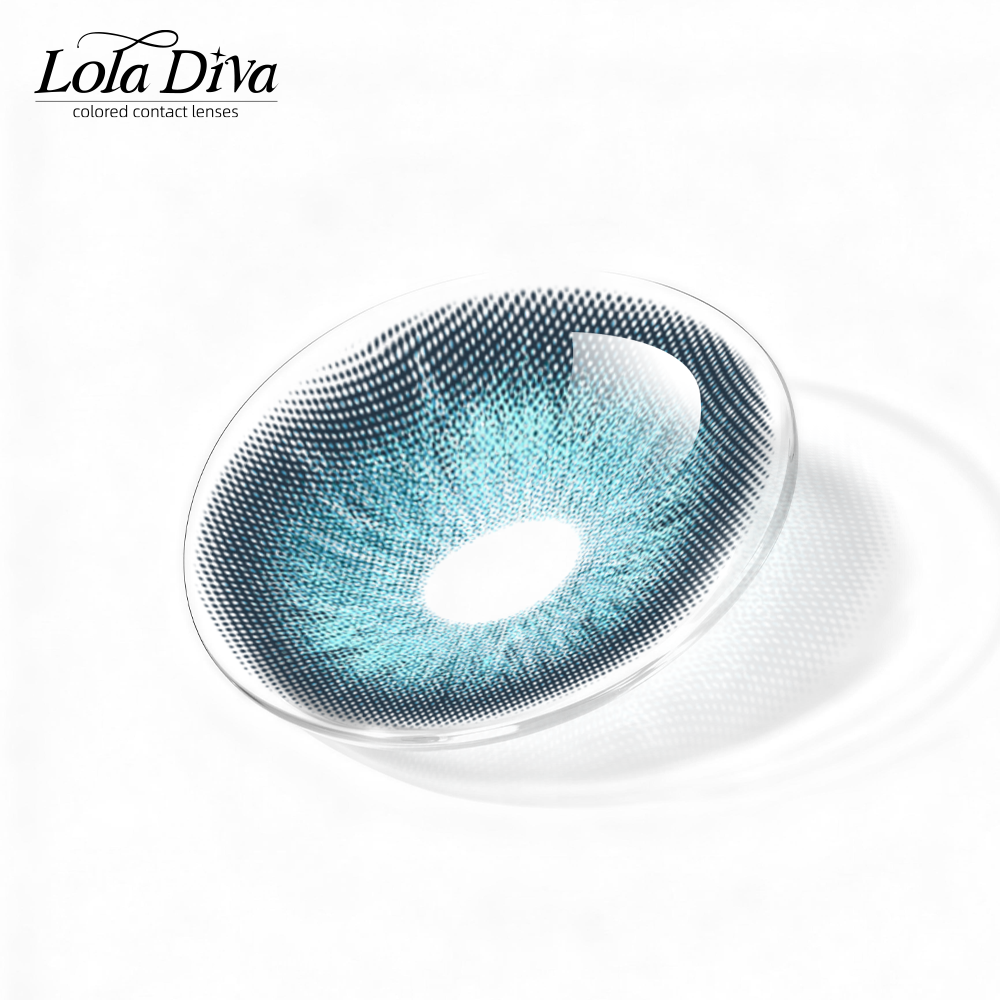 2pcs LolaDiva Ice Sapphire Blue | 1-Year Contact Lenses