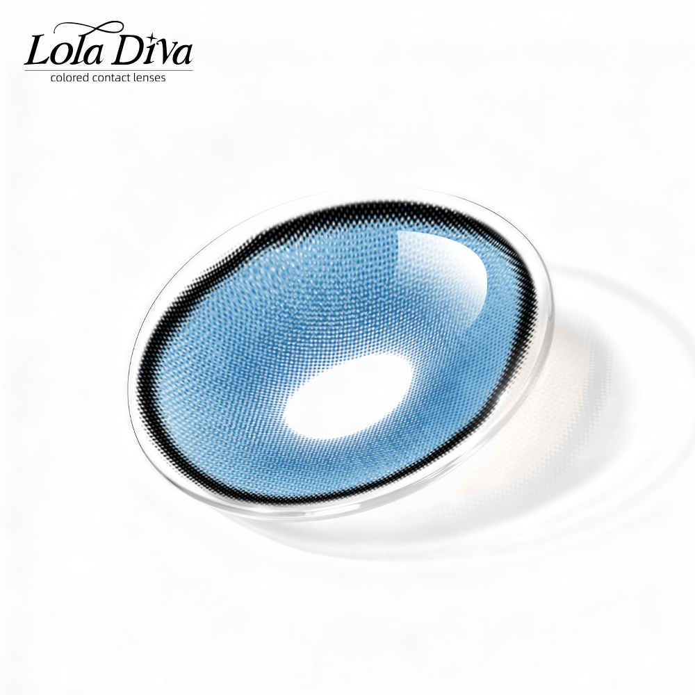 2pcs LolaDiva Siamese Eye Blue | 1-Year Contact Lenses