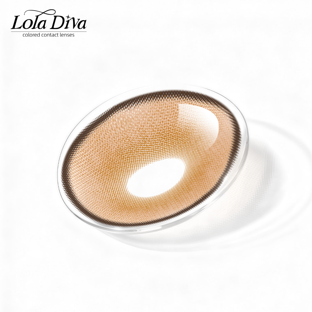 2pcs LolaDiva Bombay Eye Brown | 1-Year Contact Lenses