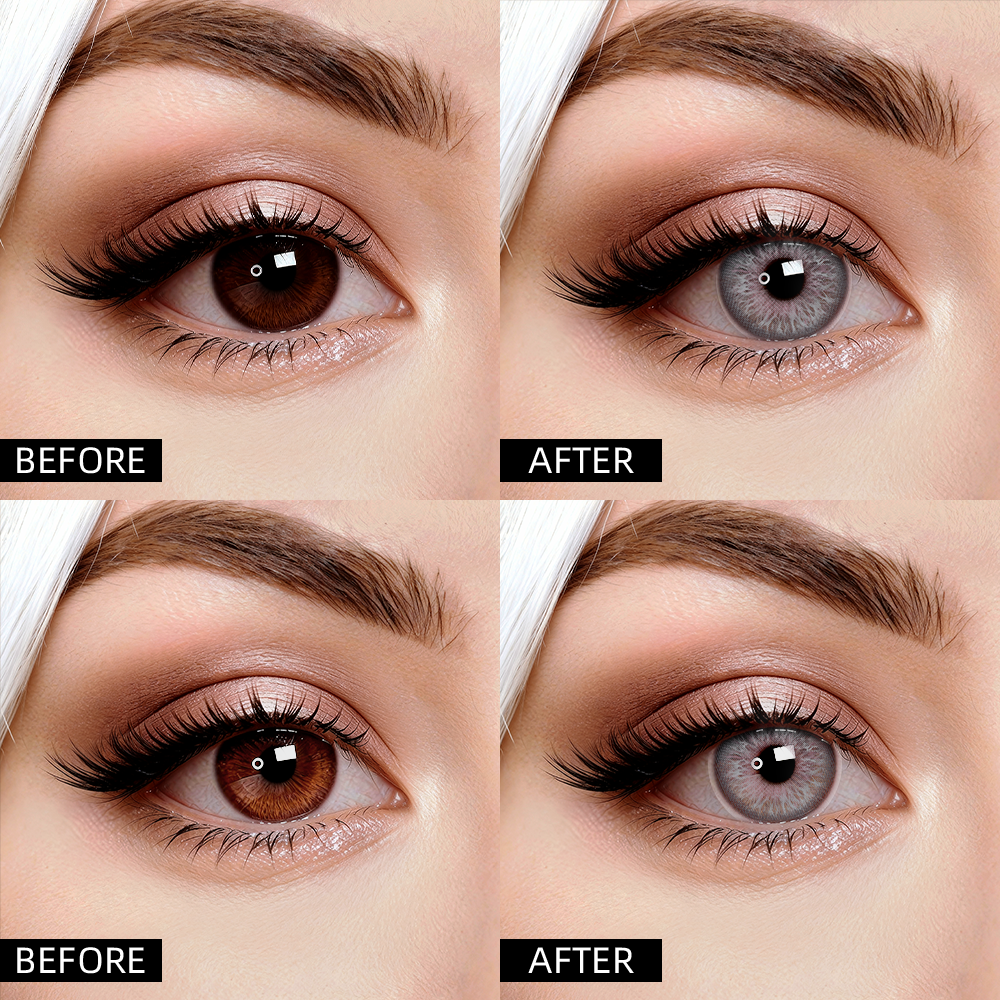 2pcs LolaDiva Goddess Wild Gray | 1-Year Contact Lenses