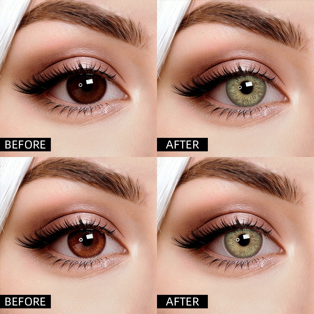 2pcs LolaDiva Goddess Wild Green | 1-Year Contact Lenses