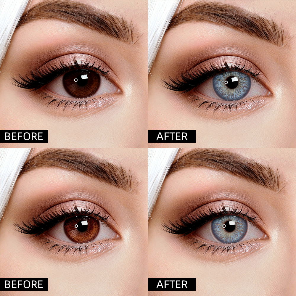 2pcs LolaDiva Goddess Wild Blue | 1-Year Contact Lenses