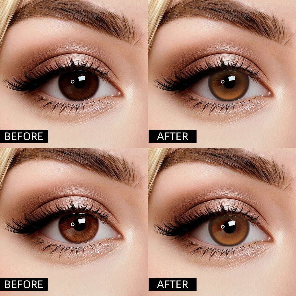 2pcs LolaDiva Aura Cocoa Brown | 1-Year Contact Lenses