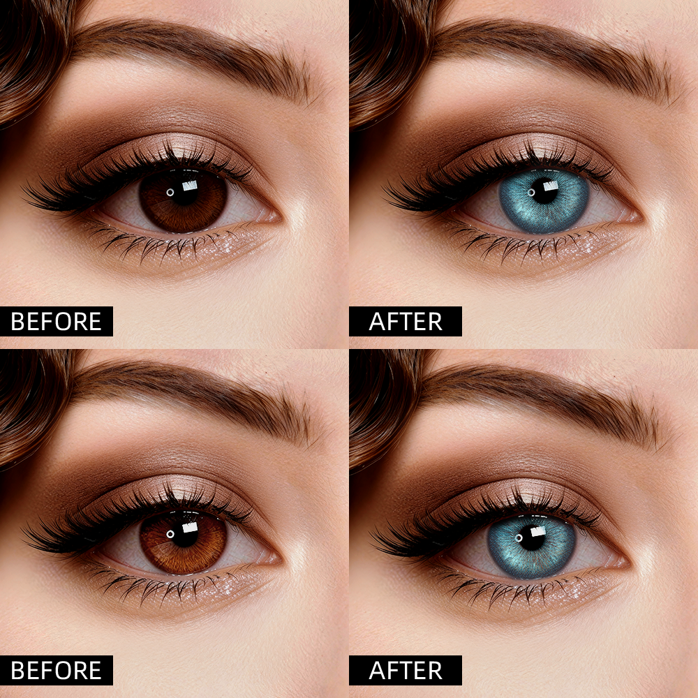 2pcs LolaDiva Ice Sapphire Blue | 1-Year Contact Lenses