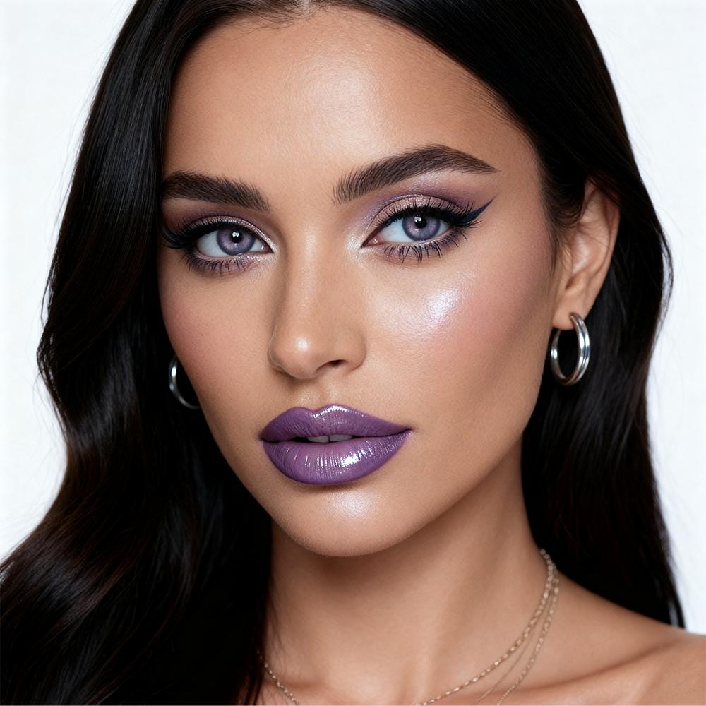 2pcs LolaDiva Ice Amethyst Purple | 1-Year Contact Lenses