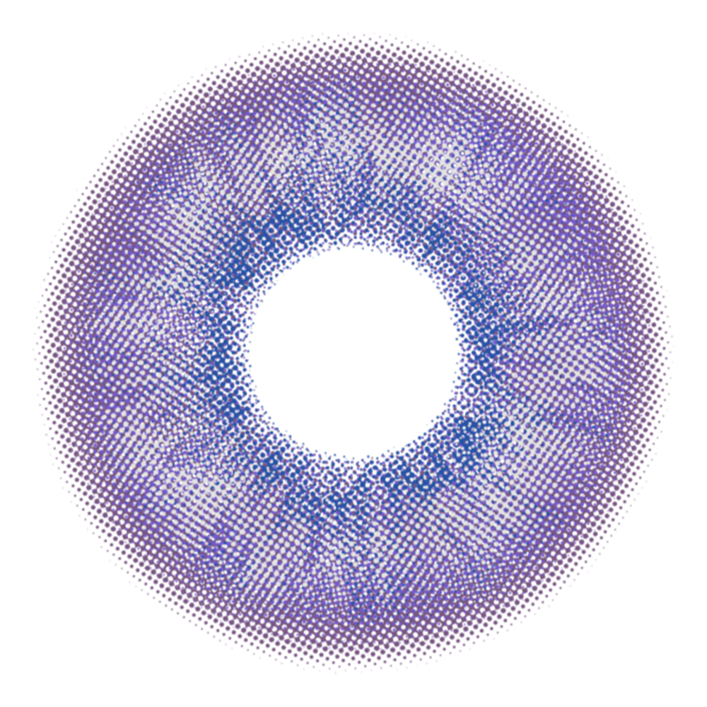 2pcs LolaDiva Indigo Bleed Purple | 1-Year Contact Lenses