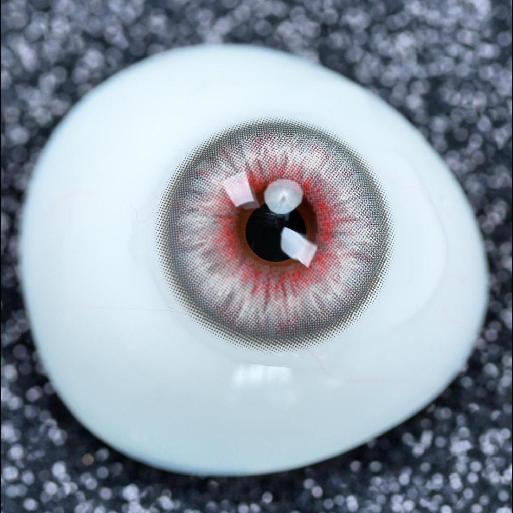 2pcs LolaDiva Rouge Stroke Gray | 1-Year Contact Lenses