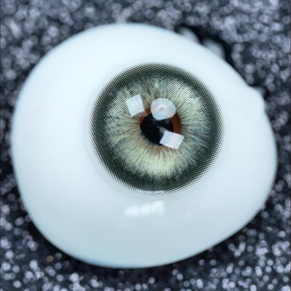 2pcs LolaDiva Ice Emerald Green | 1-Year Contact Lenses