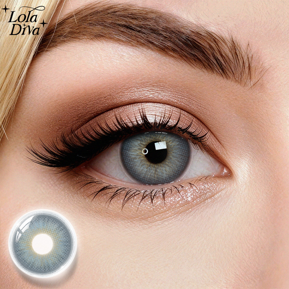2pcs LolaDiva Moon Rose Blue | 1-Year Contact Lenses