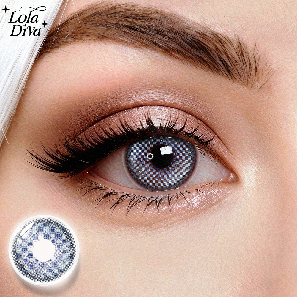 2pcs LolaDiva Lunar Haze Blue | 1-Year Contact Lenses