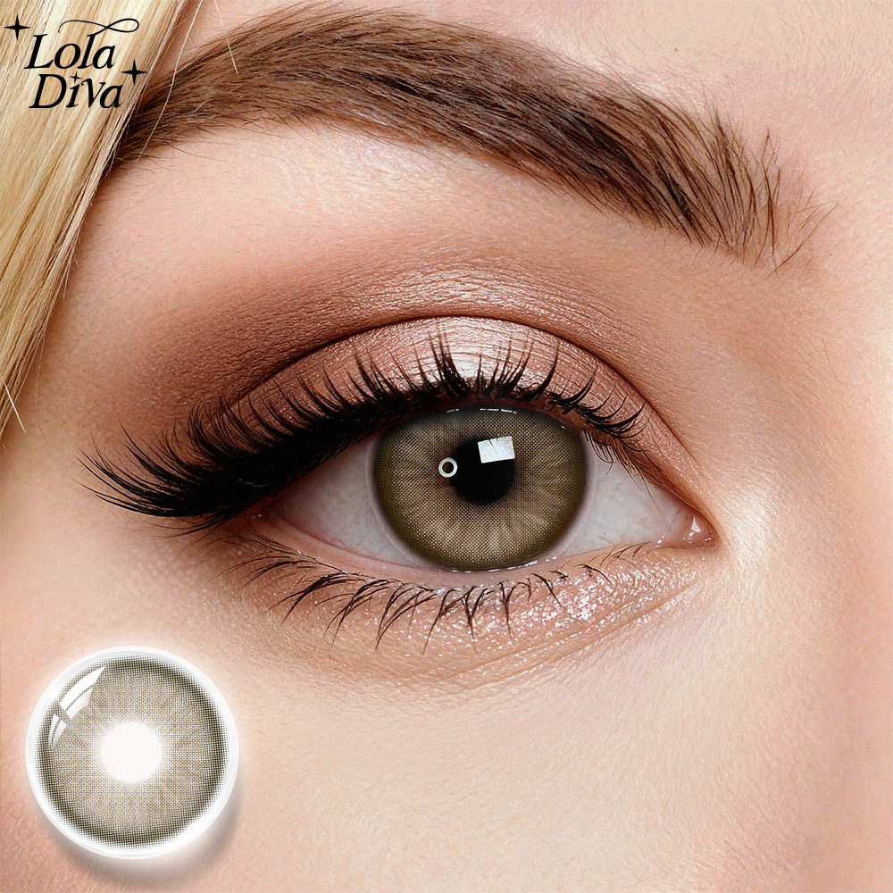 2pcs LolaDiva Reed Hazel | 1-Year Contact Lenses