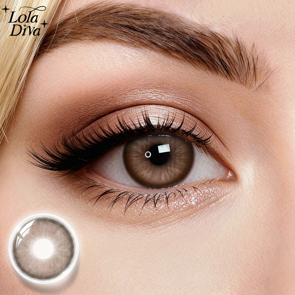 2pcs LolaDiva Hushed Brown | 1-Year Contact Lenses