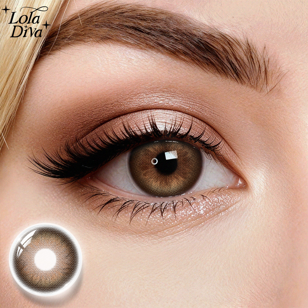 2pcs LolaDiva Ember Brown | 1-Year Contact Lenses