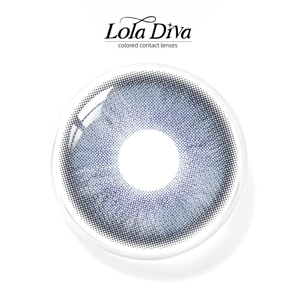 2pcs LolaDiva Lunar Haze Blue | 1-Year Contact Lenses