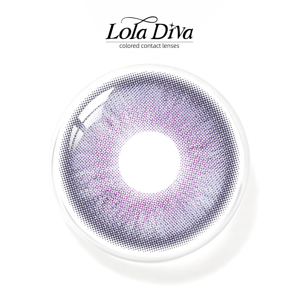 2pcs LolaDiva Lavender Haze Purple | 1-Year Contact Lenses