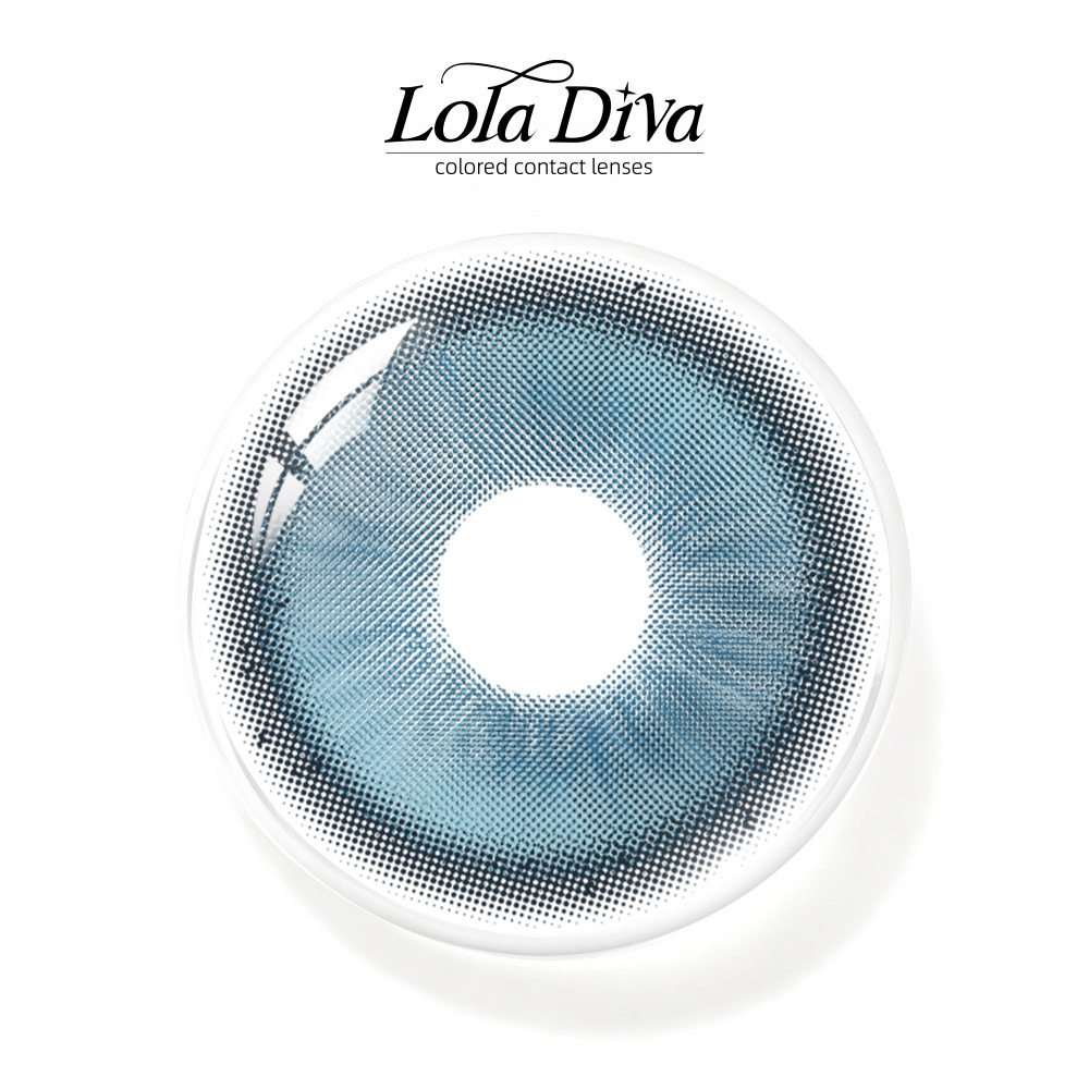 2pcs LolaDiva Sea Lilt Blue | 1-Year Contact Lenses