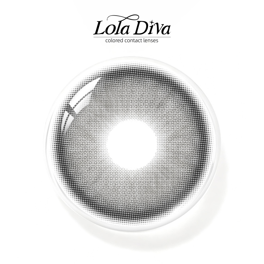 2pcs LolaDiva Mist Grey | 1-Year Contact Lenses