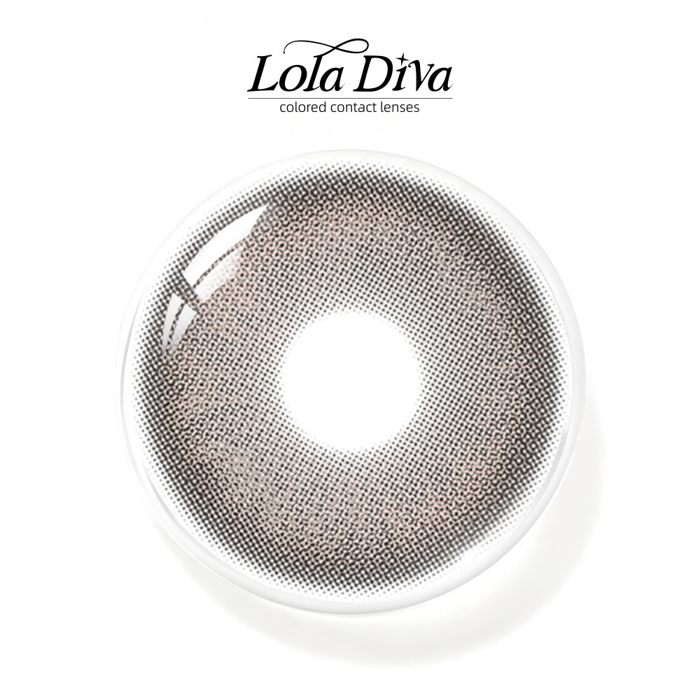 2pcs LolaDiva Dawnlight Grey | 1-Year Contact Lenses
