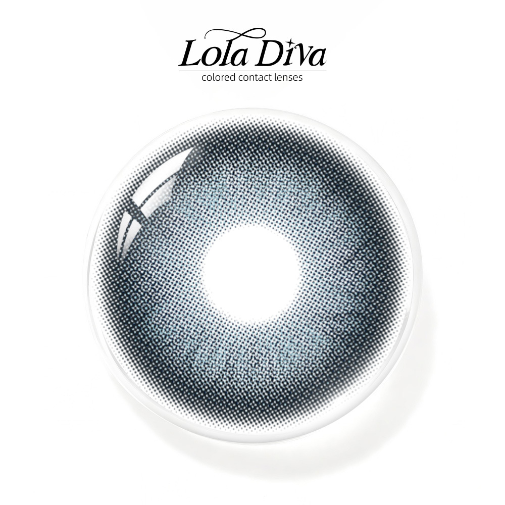 2pcs LolaDiva Foggy Blue | 1-Year Contact Lenses