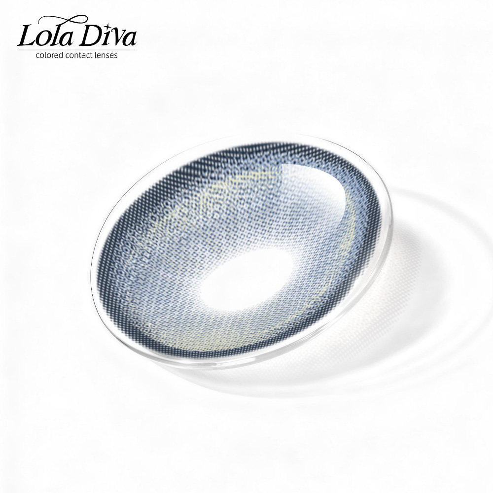 2pcs LolaDiva Lunar Flux Blue | 1-Year Contact Lenses