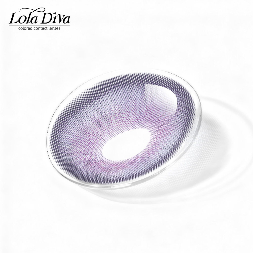 2pcs LolaDiva Lavender Haze Purple | 1-Year Contact Lenses
