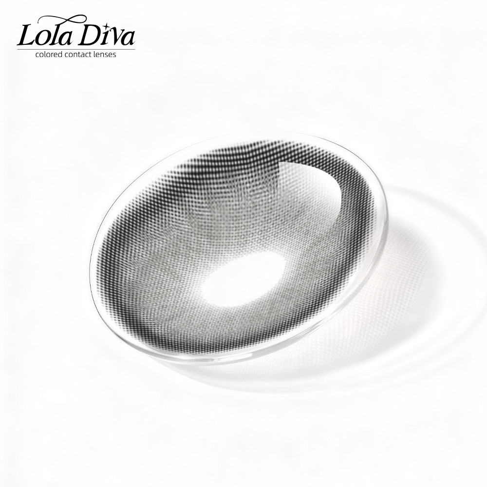 2pcs LolaDiva Mist Grey | 1-Year Contact Lenses